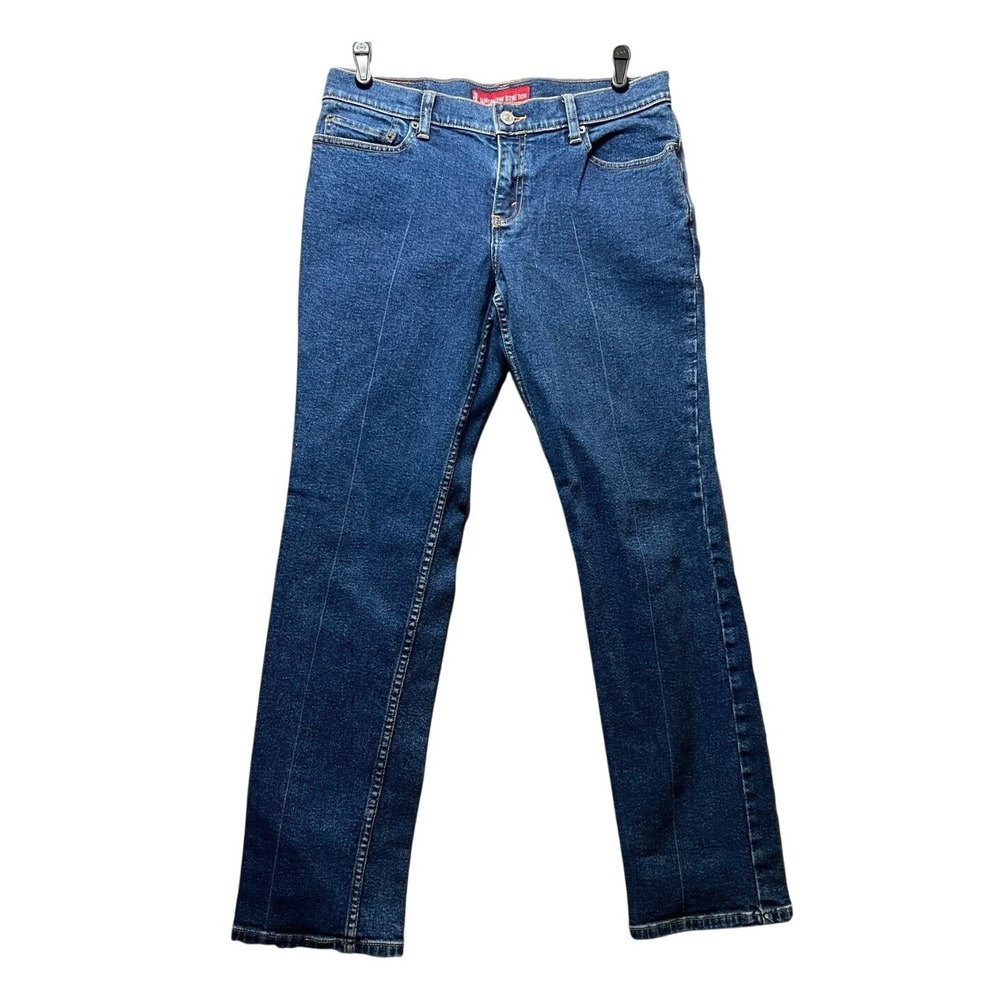 Levis Superlow Stretch 507 Jeans Dark Wash Straight Leg Junior 9 L‎ S 507-5585